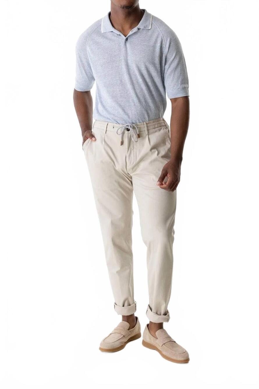 NEW ELEVENTY soft jogger pant in sand